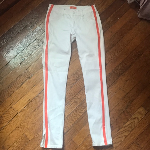 off white side stripe jeans